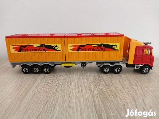 Majorette Super Movers #3062 GM Semi 2 Containers Fast Trucking O