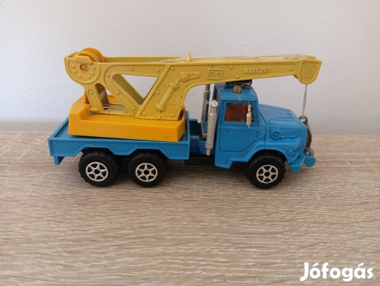Majorette - Blue Yellow Ford Crane Truck Blue Y