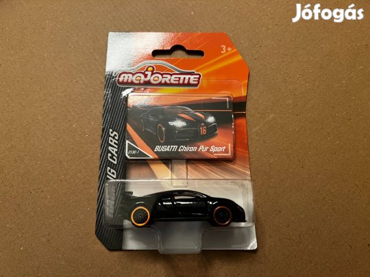 Majorette - Bugatti Chiron Pur Sport - fekete/narancs