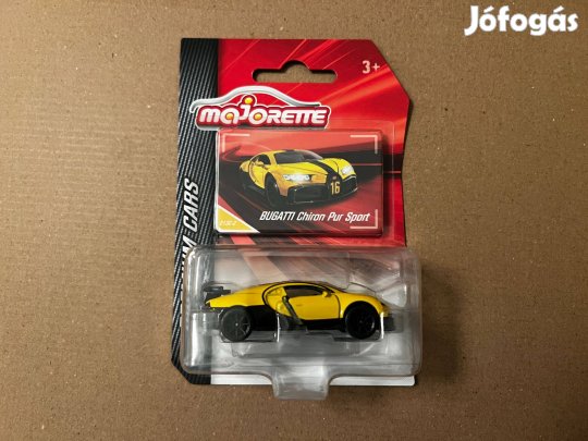Majorette - Bugatti Chiron Pur Sport - sárga/fekete