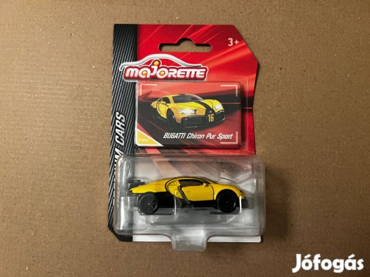 Majorette - Bugatti Chiron Pur Sport - sárga/fekete