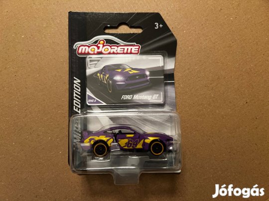 Majorette - Ford Mustang GT - camo lila/sárga