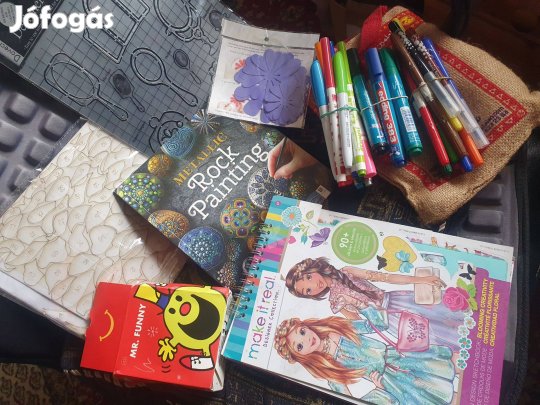 Make It Real divattervező vázlatfüzet, tükörmatricák, szinezők,kőfestő