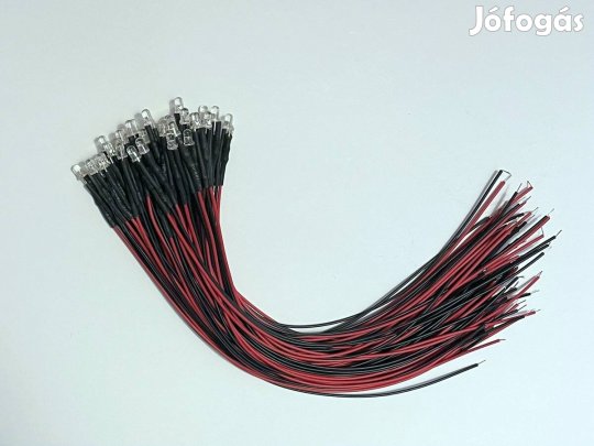 Makett falu LED 3mm 3 V színváltó RGB előtét ellenállás világítás