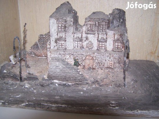 Makett,háborus rom,diaráma