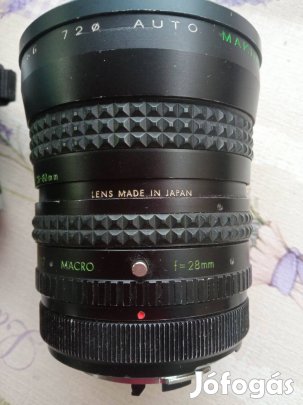 Makinon 28-80mm f/3.5-4.5 analóg fényképező objektív