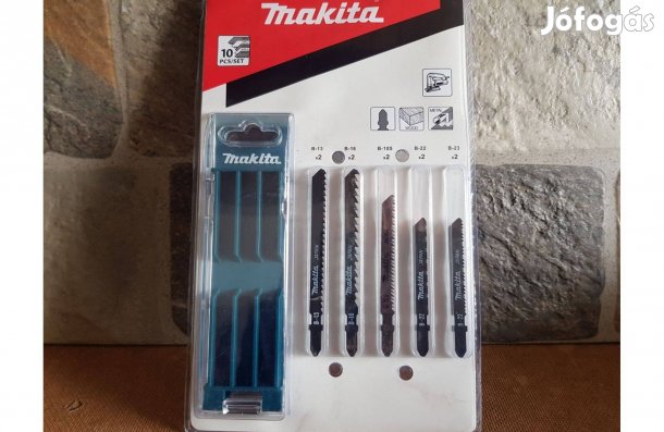 Makita 10+1 részes dekopír fűrészlap készlet tároló doboz