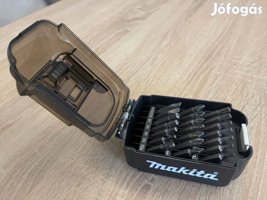 Makita 21 részes Hosszú bitkészlet akkumulátor alakú tárolóban