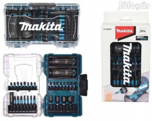 Makita 30db-os Bit és dugókulcskészlet (E-22903)