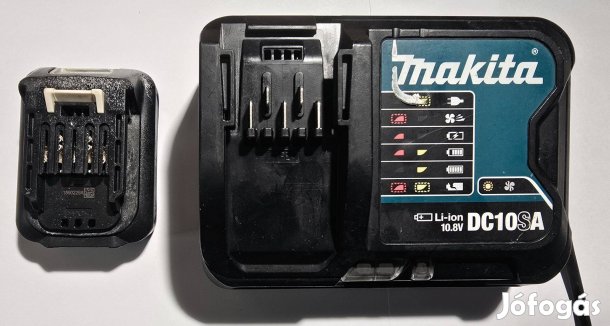 Makita Cxt gyorstöltő (DC10SA) + 2.0Ah akkumulátor (BL1020B) szettben