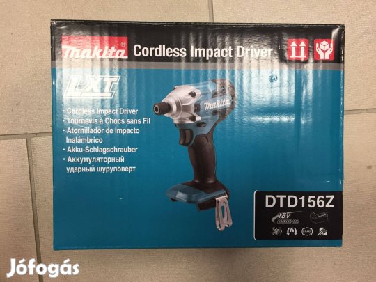 Makita DTD156Z Akkus ütvecsavarozó 1/4" 18V 155Nm (Akku-töltő nélkül)