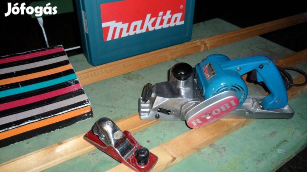 Makita Ryobi gyalugép, gyalu 30 mm falc, egész fémváz 55 cm
