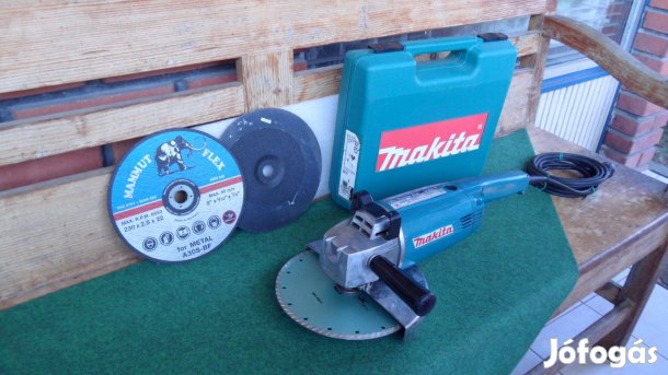 Makita (két kéz) flex sarokcsiszoló köszörű 235 mm. állvánnyal mehet