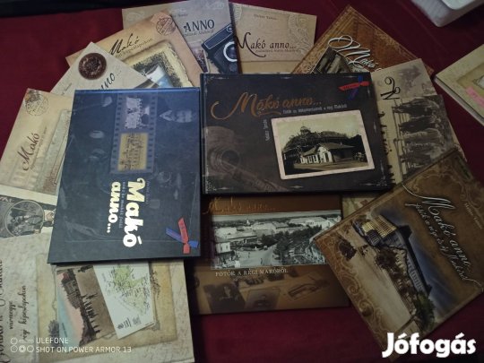 Makó Anno 16-DB-os könyv sorozat eladó 