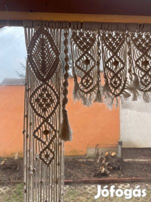 Makramé ajtódísz