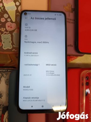 Makulátlan Xiaomi Redmi Note 9 4+2/128Gb + 30db tartozék, kiegészítő