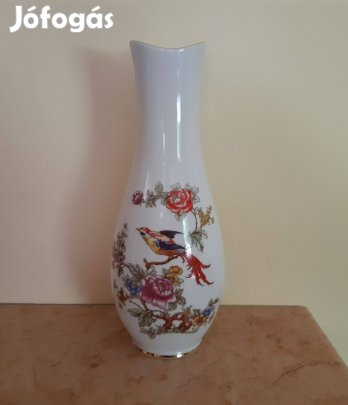 Makulátlan - újszerű - állapotú Hollóházi paradicsommadaras váza 31 cm