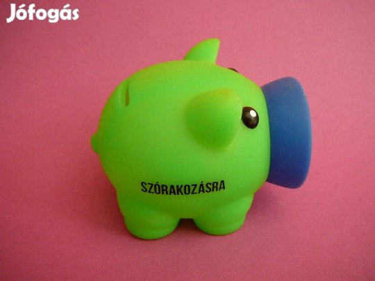 Malac persely, szórakozásra/új telefonra/bulizásra