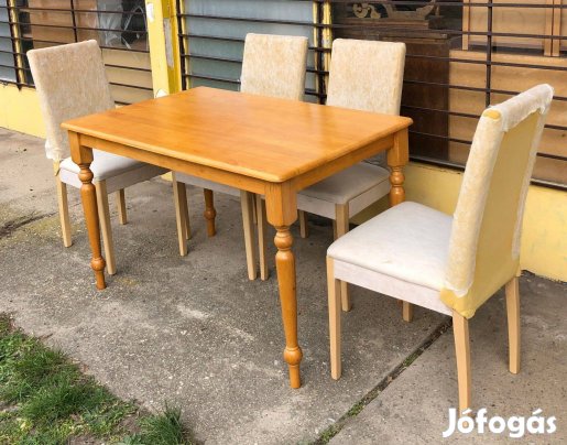 Maláj asztal + 4 szék