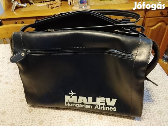 Malév bőrtáska