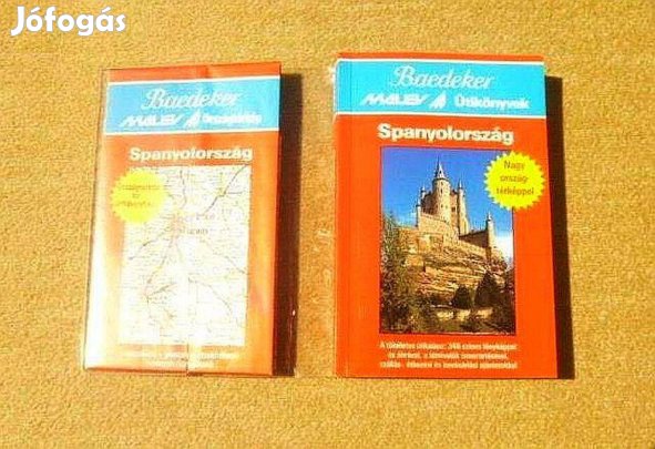 Malév útiköny. Baedeker - Spanyolország térképpel - T. Balla Gizella