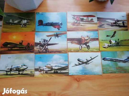 Maléves Régi képeslapok Ritka jelzet szép darabok 12 db