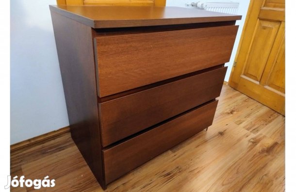 Malm 3-fiókos komód