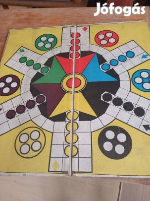 Malom régi társasjáték alaplap mely kétoldalas és hibátlan