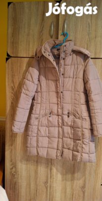 Mályva színű női télikabát 