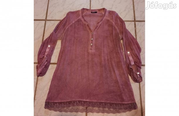 Mályva színű tunika 42-es, 75 cm hosszú - Új