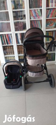 Mama Kiddies Evening Star Black Edition 3in1 babakocsi Újszerű, gara