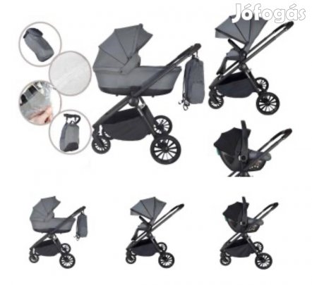 Mama Kiddies Unique 3 az 1-ben multifunkciós babakocsi