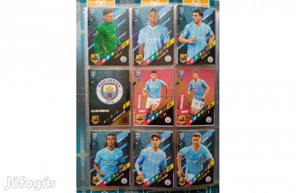 Manchester City Teljes sor Panini Fifa 365 2024 kártya