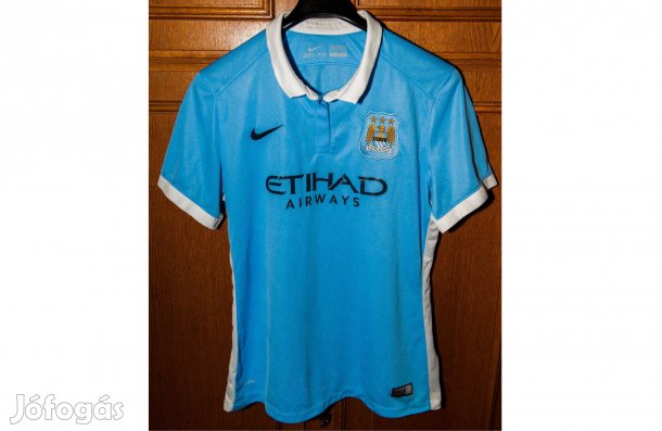 Manchester City eredeti Nike kék 2015-ös női mez (L)