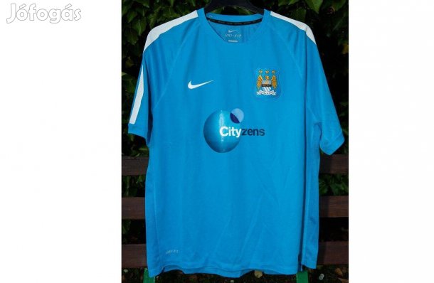 Manchester City eredeti kék Nike edző focimez (2XL)