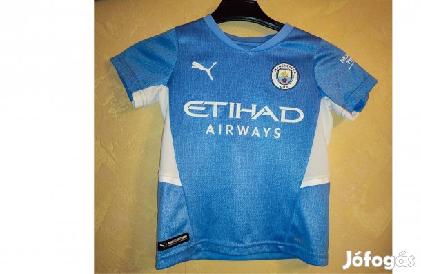 Manchester City eredeti világoskék Puma gyerek mez (110)