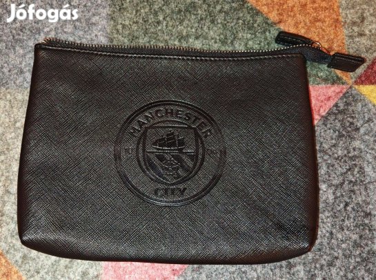 Manchester City fekete cipzáras kistáska