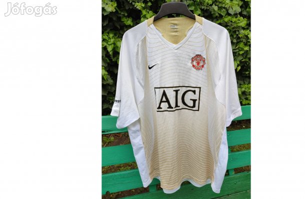 Manchester United eredeti Nike fehér arany 2006-os mez (XL)