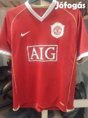 Manchester United eredeti Nike mez (AIG) L-es, hibátlan