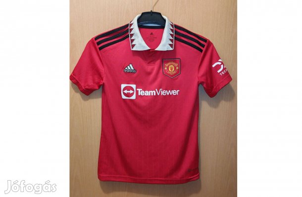 Manchester United eredeti adidas 2022-23 piros gyerek mez (152)