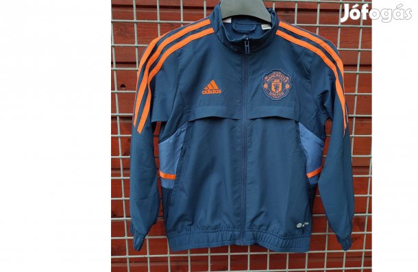 Manchester United eredeti adidas cipzáras 2022-23 gyerek felső (128)