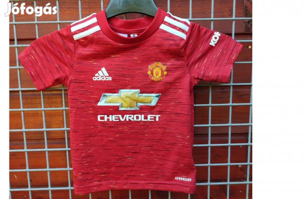 Manchester United eredeti adidas piros 2020-21 gyerek mez (104)