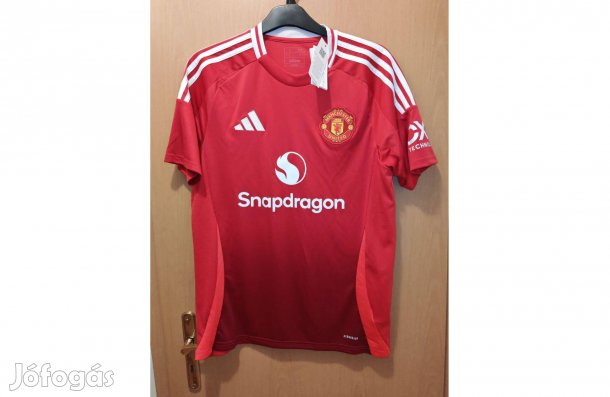Manchester United eredeti adidas piros 2024-25 mez (L)