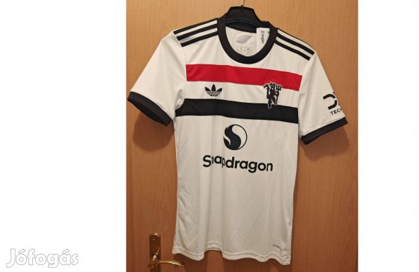 Manchester United eredeti fehér adidas Originals 2024-25 mez (S)