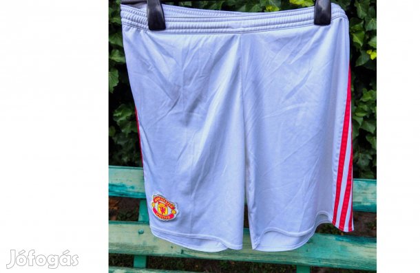 Manchester United eredeti fehér rövid nadrág (M-es)