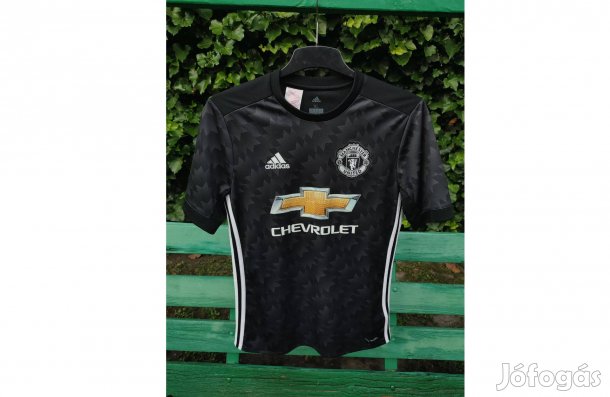 Manchester United eredeti fekete adidas 2017-18 mez (XL, 176)