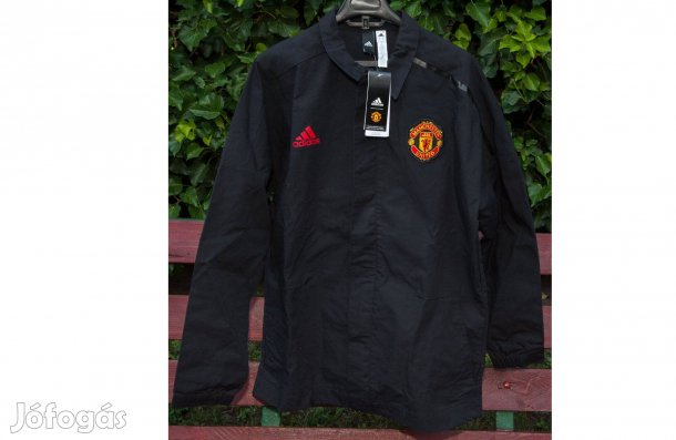 Manchester United eredeti fekete adidas kabát (M)