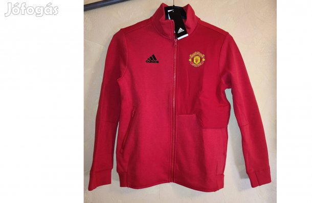 Manchester United eredeti piros adidas cipzáras gyerek felső (M, 152)