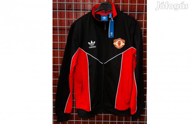Manchester United eredeti piros fekete adidas Originals pulóver (S)