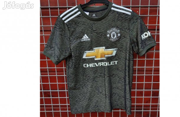 Manchester United eredeti sötétzöld adidas 2020-21-es gyerek mez (164